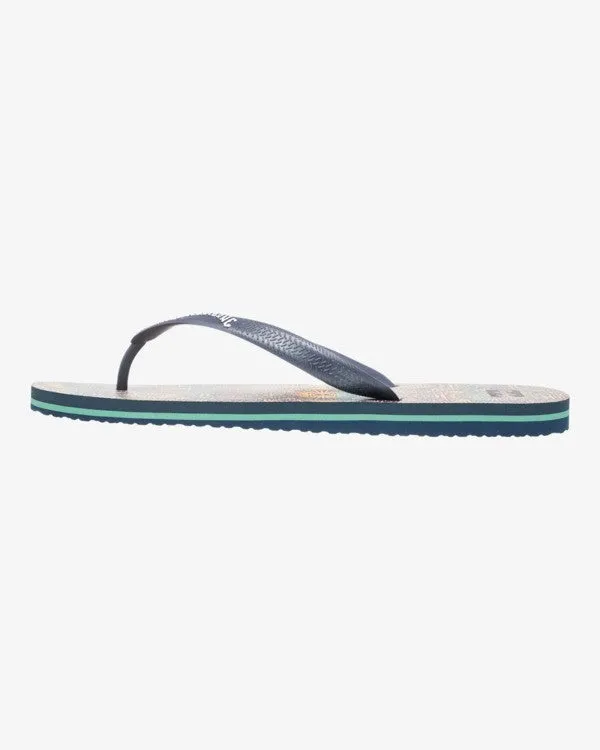 Billabong Men's Tides Flip Flops Aged Indigo EBYL100027-KSH0
