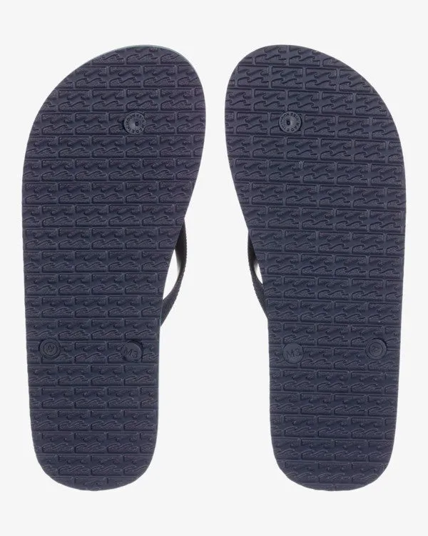 Billabong Men's Tides Flip Flops Aged Indigo EBYL100027-KSH0