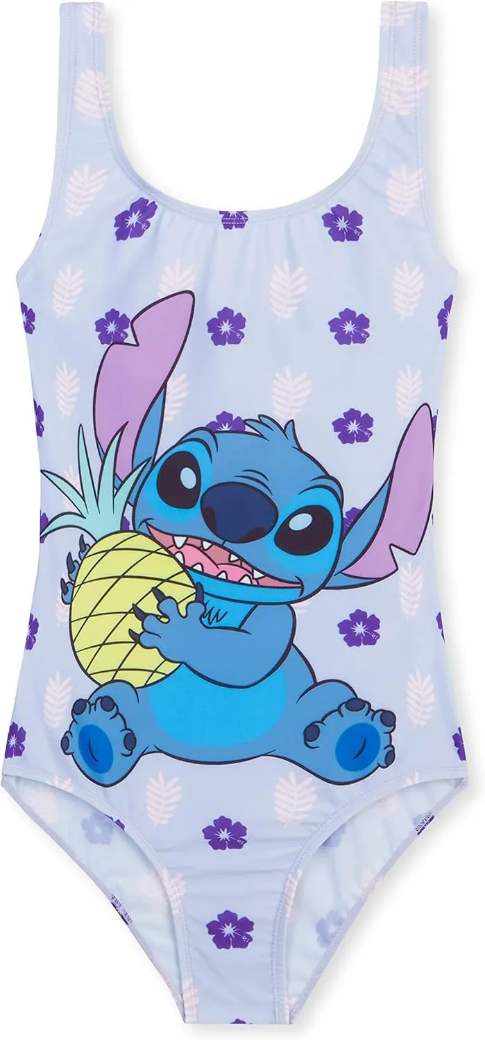 Disney Girls One Piece Swimsuit Comfortable Stretchy Swimsuit - Girls Gifts