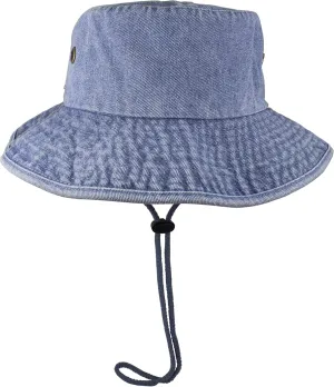 Gelante 100% Cotton Stone-Washed Adjustable Bucket Safari Boonie Sun Hats