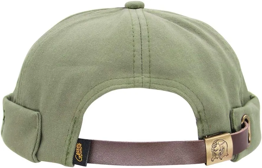 jerague Beanie Hat for Men Women Brimless Cuffed Hat Skullcap Watch Cap Adjustable