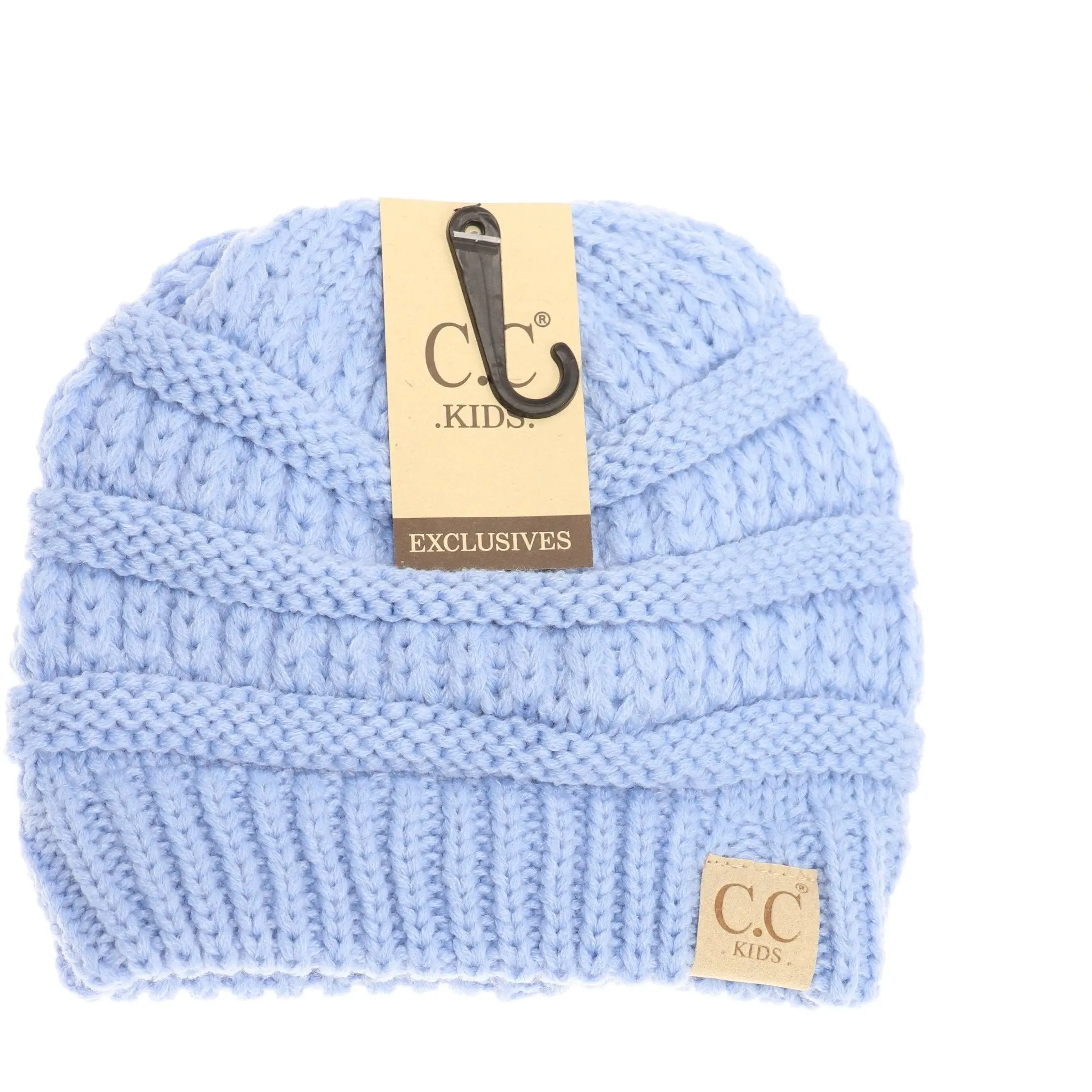 Kids' Solid CC Beanie – Cozy & Trendy Cold-Weather Essential