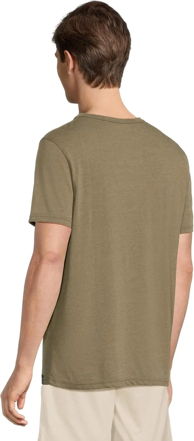 Lucky Brand Men's Venice Burnout Notch Neck Tee