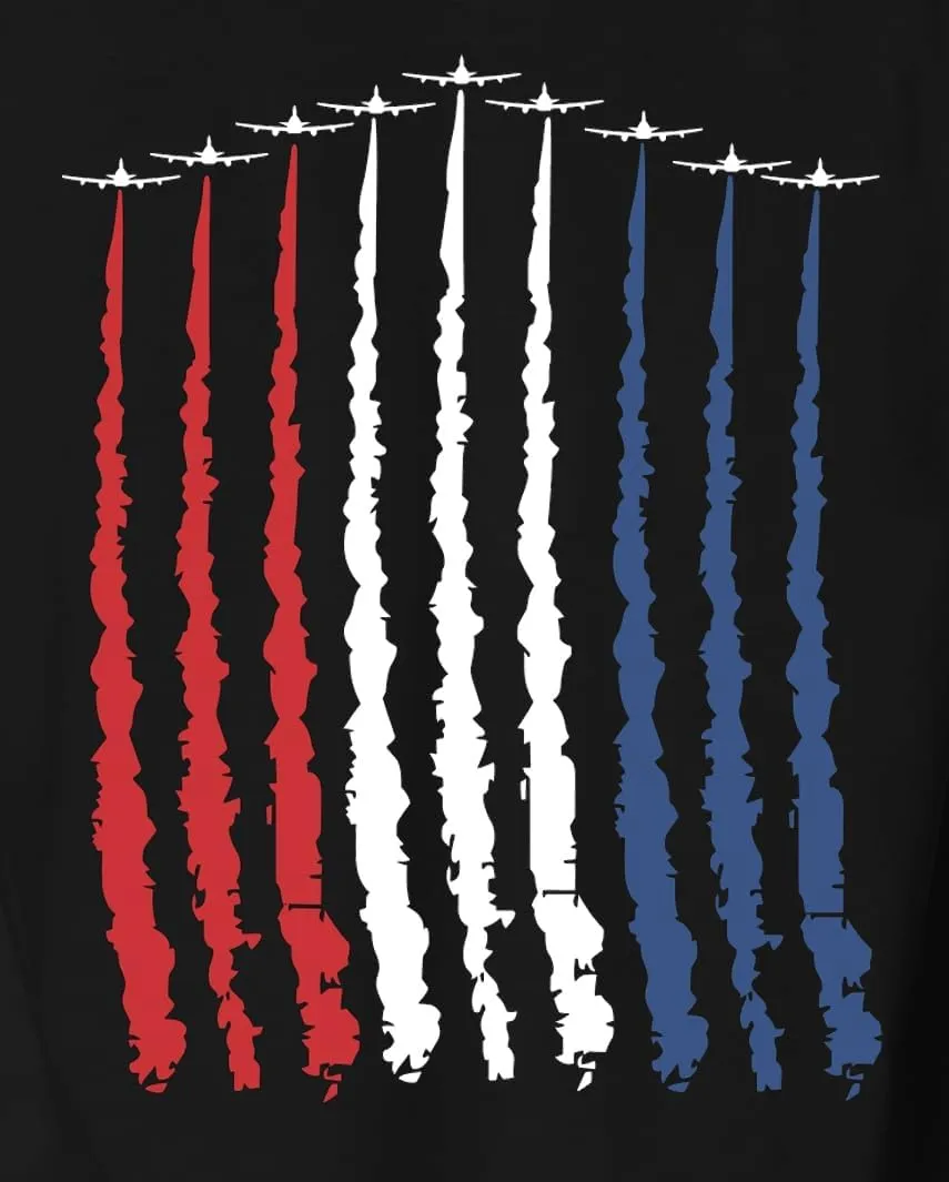 Mens American Flag Shirt USA Air Force Tshirts Patriotic 4th of July T-Shirt Memorial Day Tee Tops