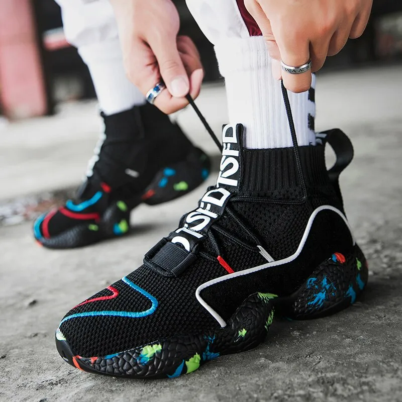 Men's Camo Socks Sneakers