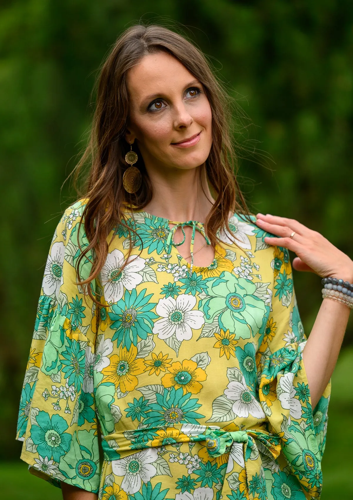 Rafaella Lime Midi Dress